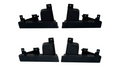 Mercedes AMG G-63 Wheel Liner Extension Widening LH & RH Black OEM A4635233700 A4635230200