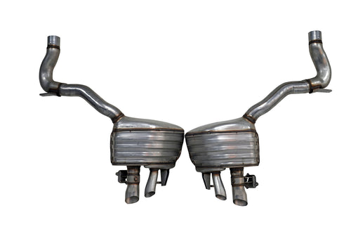 Bentley Continental GTC Exhaust Muffler Silencer LH & RH Silver OEM 3SD253607F 3SD253608F