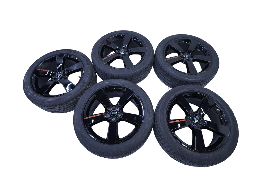 Land Rover Defender Pirelli Tyre Set L8B2-1007-HA Black & Orange – Genuine OEM