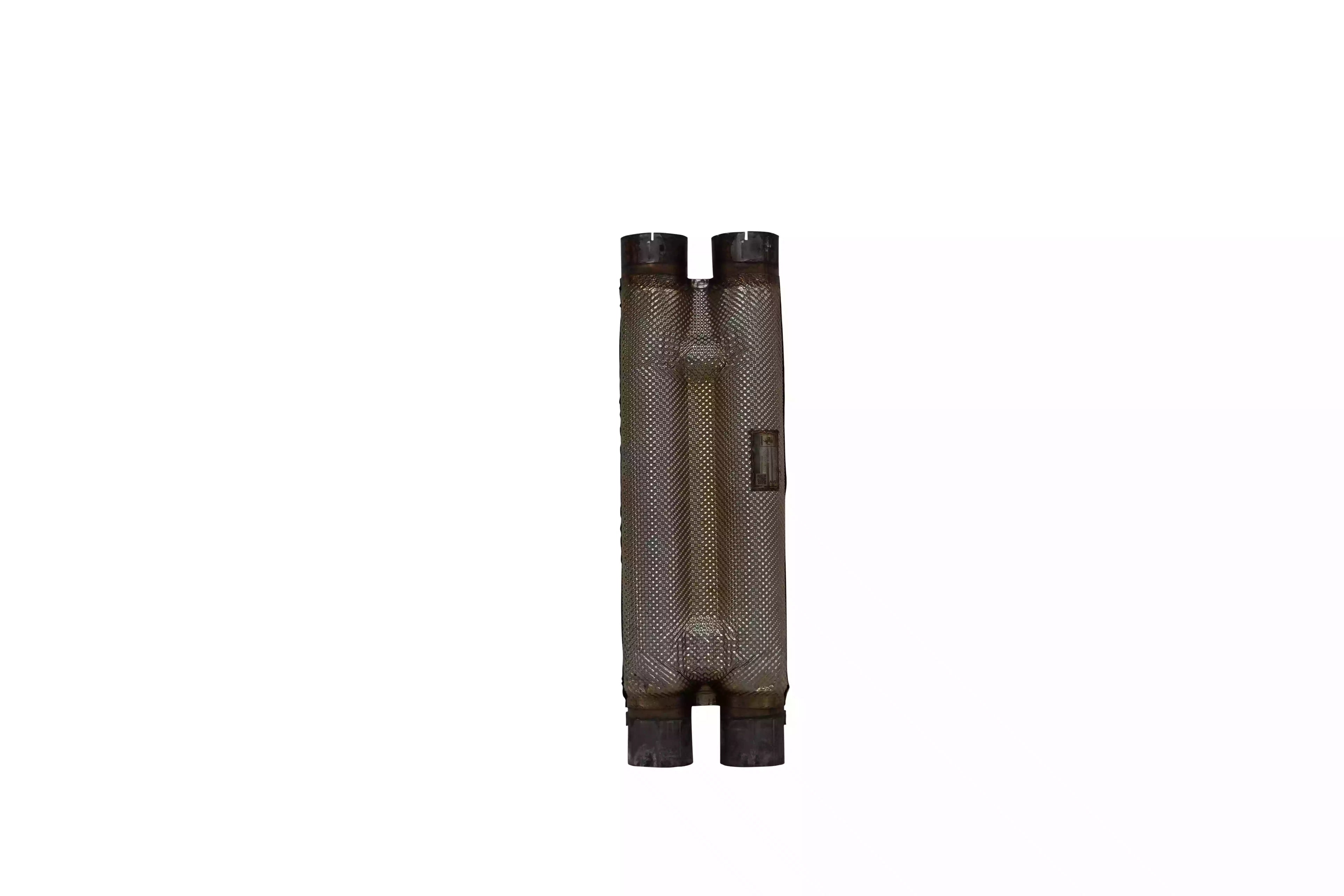 Ferrari 812 Complete Catalytic Extension Silver OEM 290883