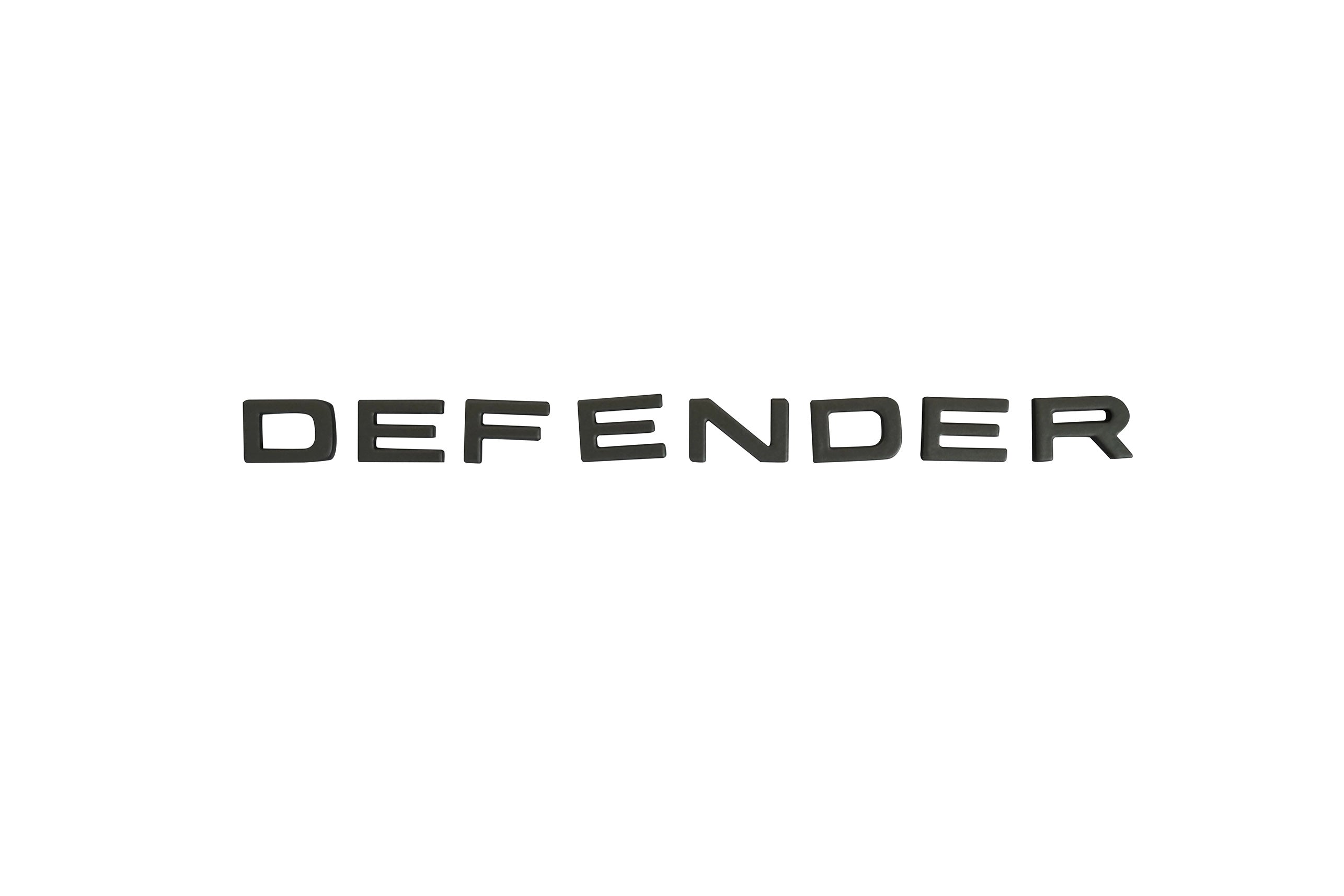 Land Rover Defender Green Hood + Tail badge Letters