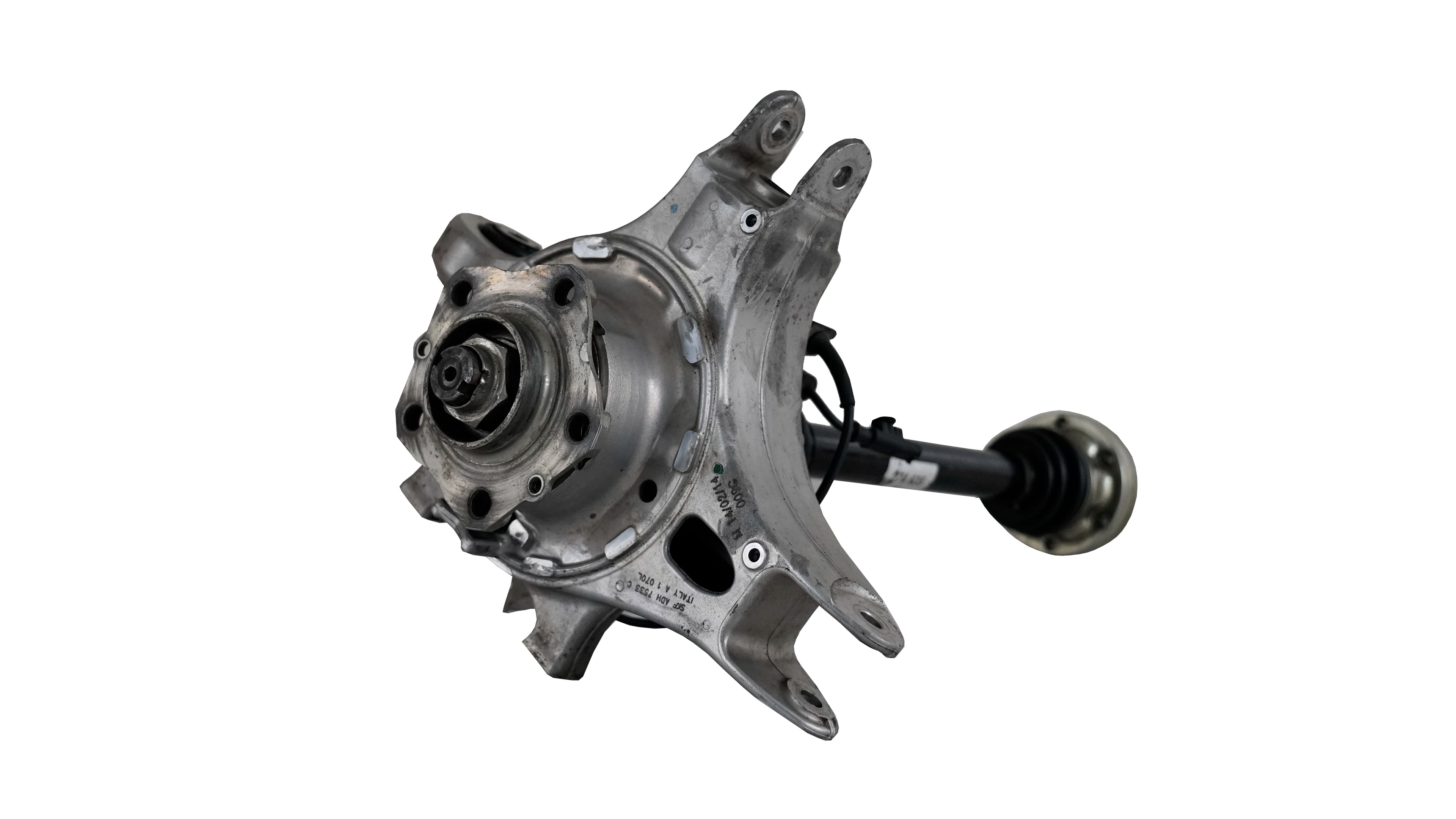 Ferrari 812 Hub Carrier Complete with Axle Shaft Black & Silver OEM 274635