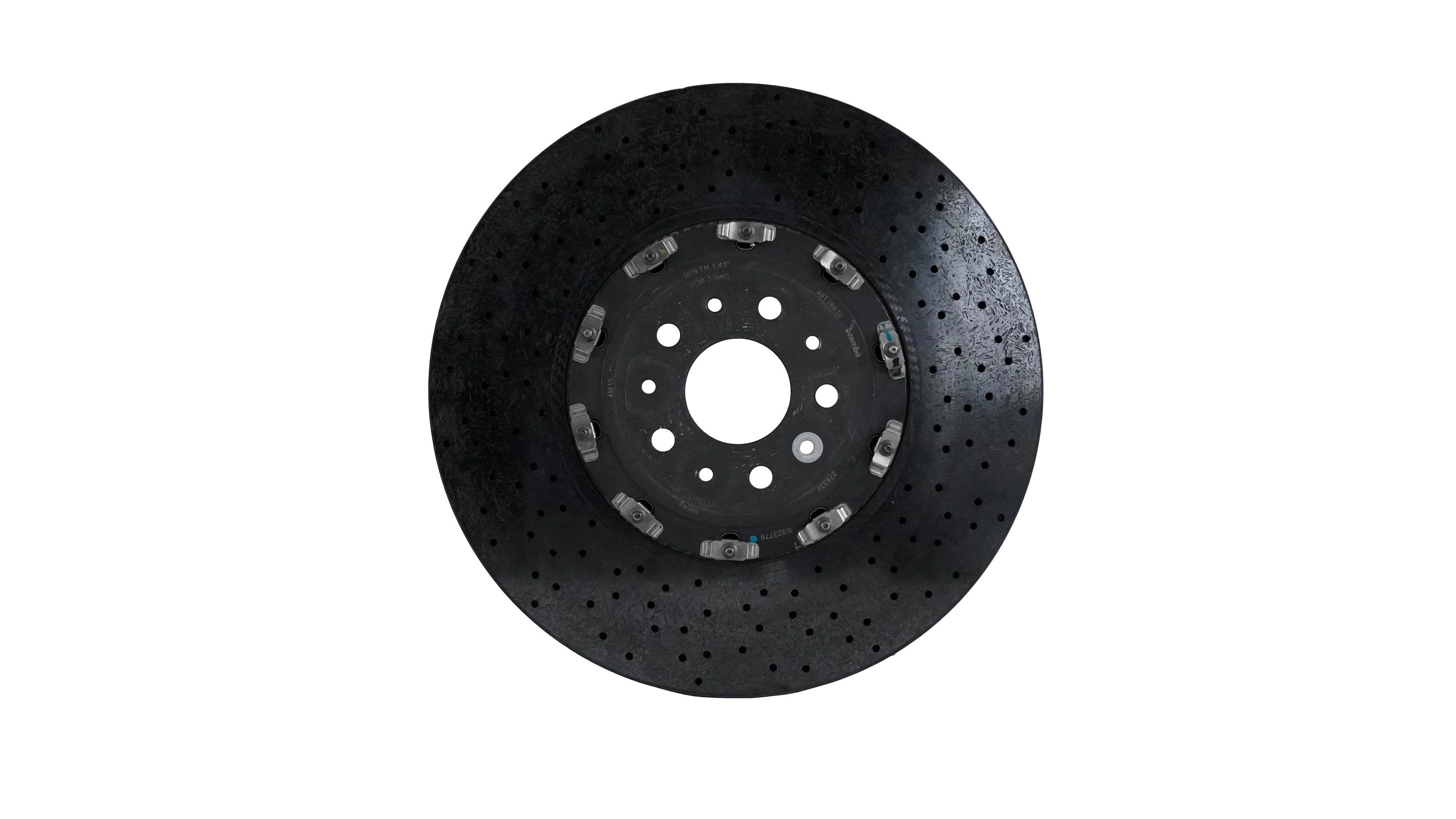 Ferrari 812 Rear Brake Disc LH & RH Black OEM 294970 315458