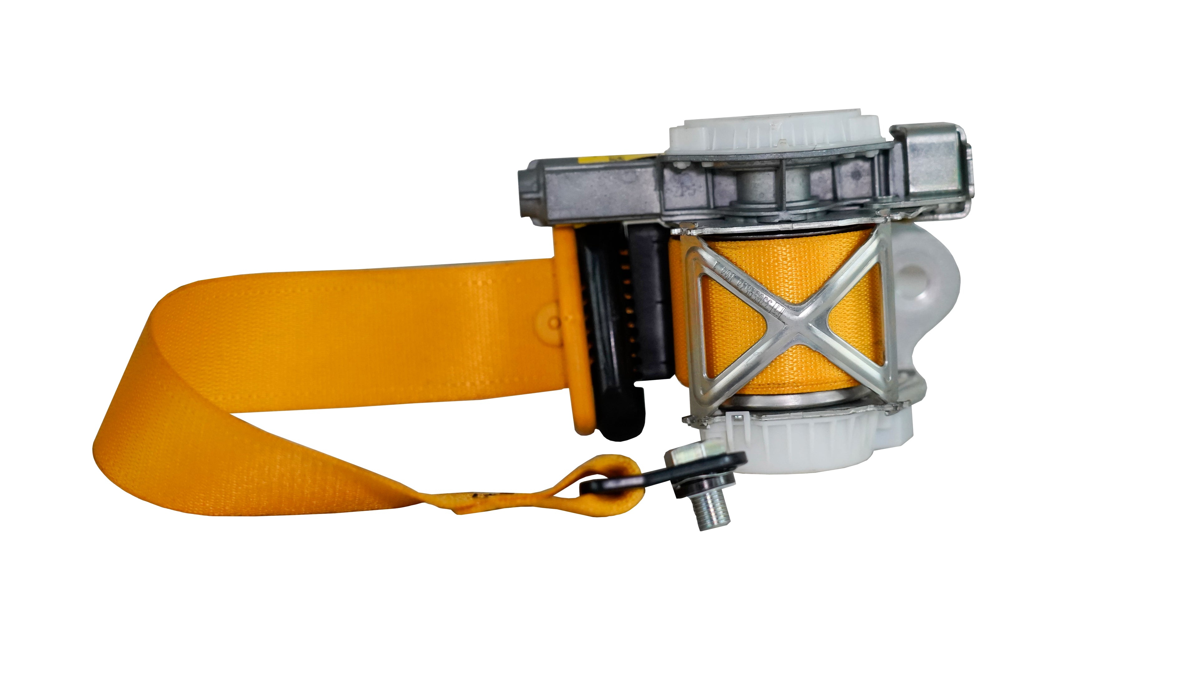 Ferrari 812 Retracting Front Seat Belt Left Side Silver & Yellow OEM 34054703