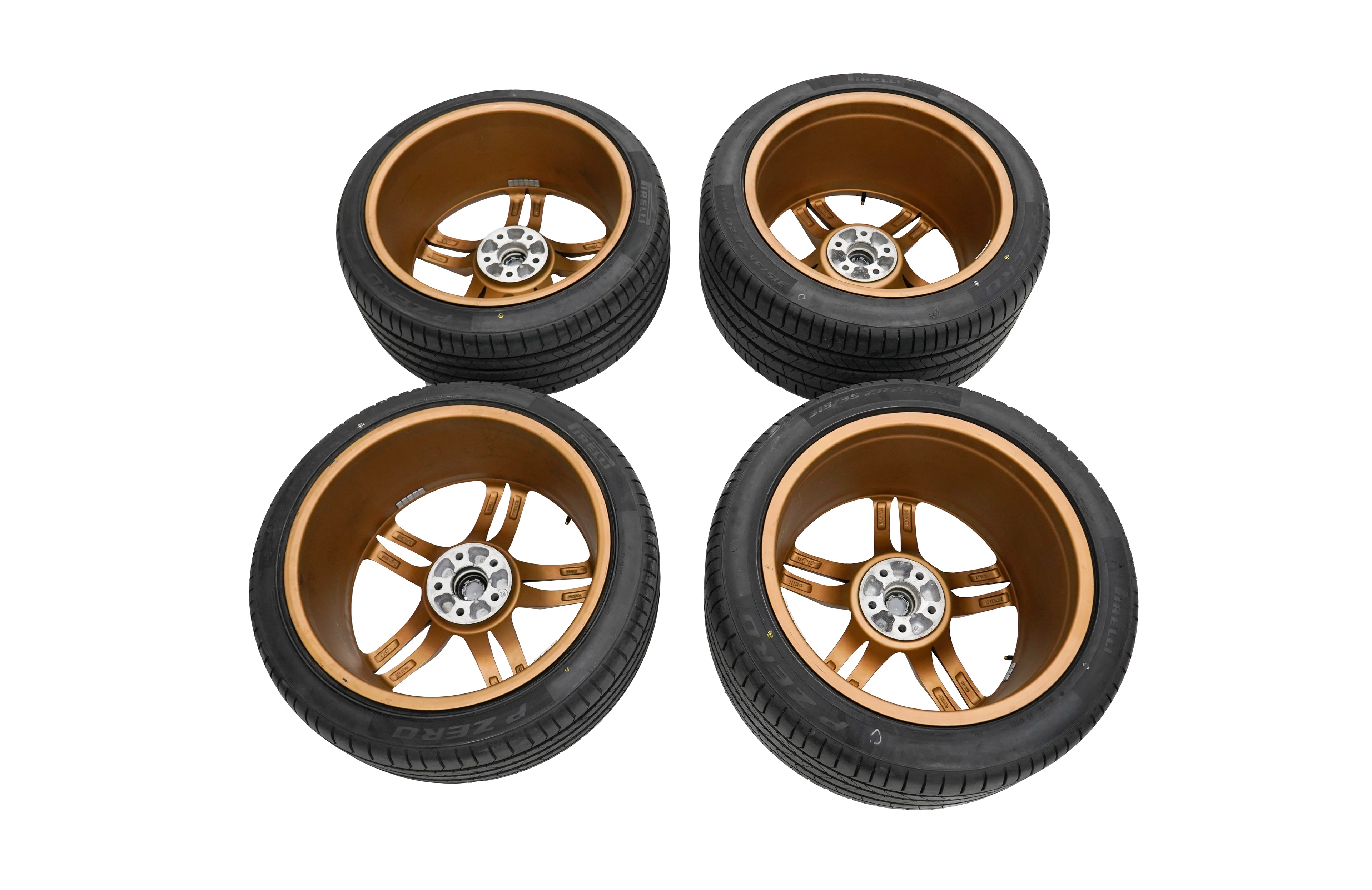 Ferrari 812 Tyres (Pirelli) + Wheels Rims Set Bronze OEM 324158 324159