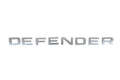 Land Rover Defender Silver and Black Hood + Tail badge Letters
