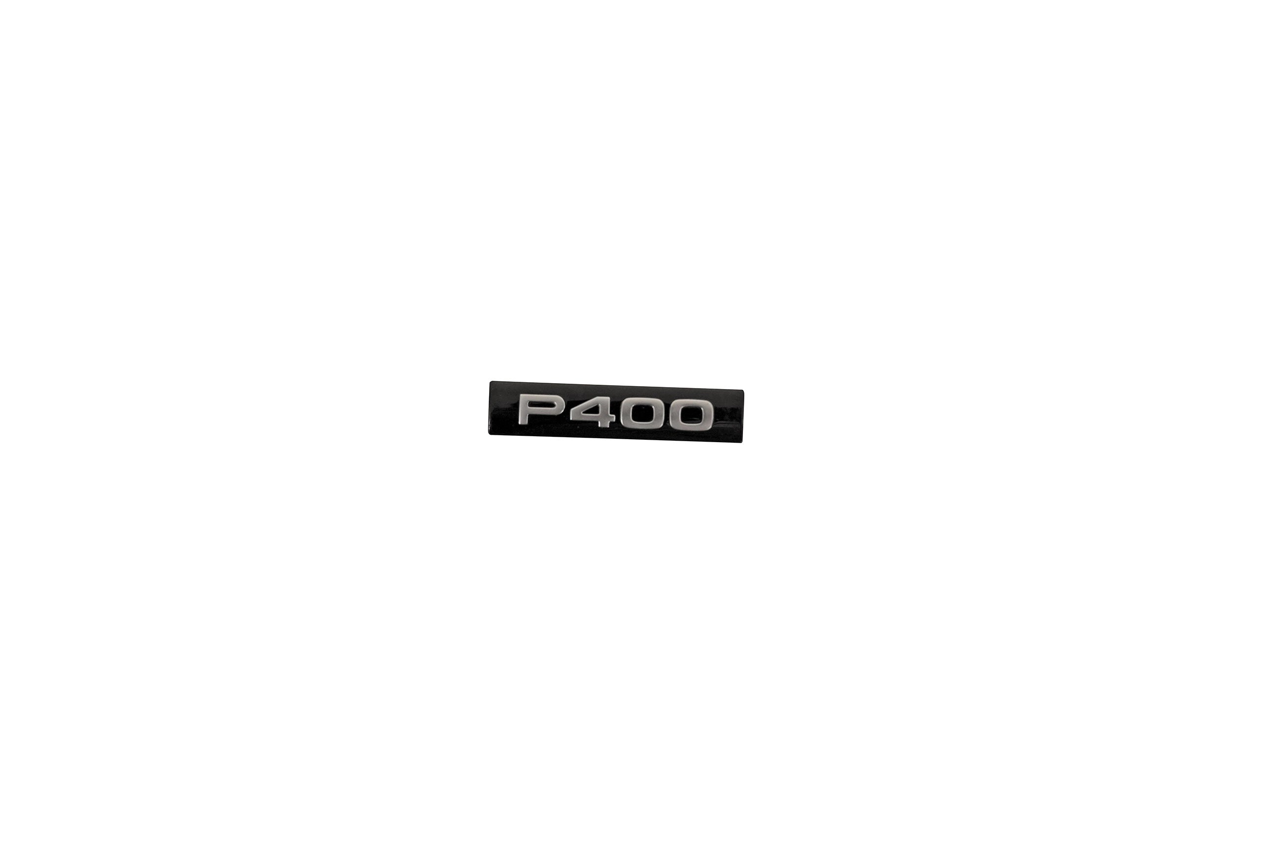 Land Rover Defender Silver and Black Hood + Tail badge Letters