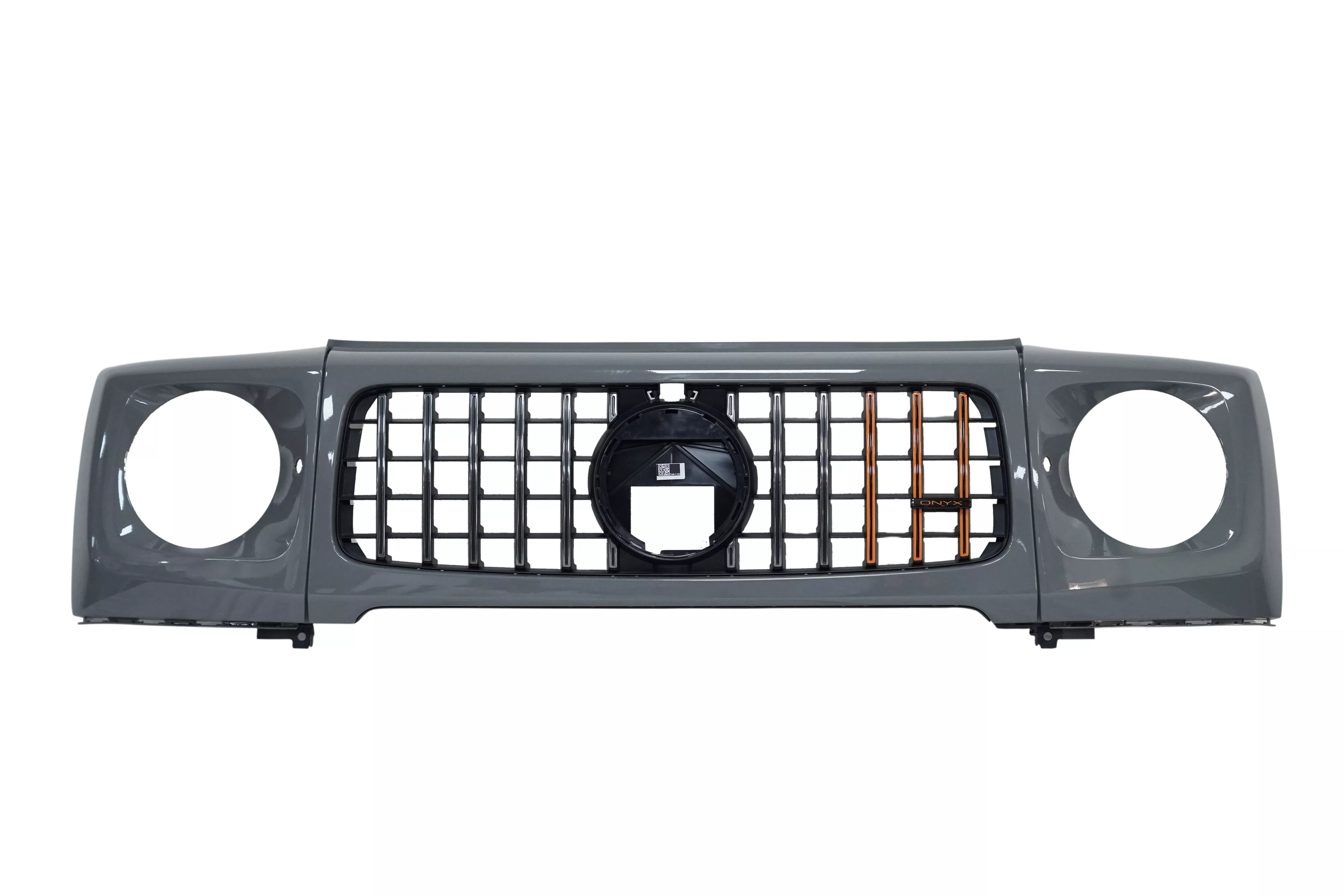 Mercedes AMG G-63 Front Grille And Headlight Covers Grey OEM A4638887100