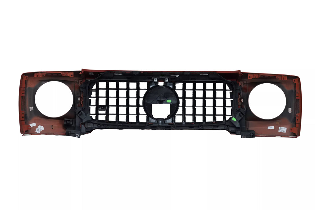 Mercedes AMG G-63 Front Grille And Headlight Covers Orange OEM A4638887100