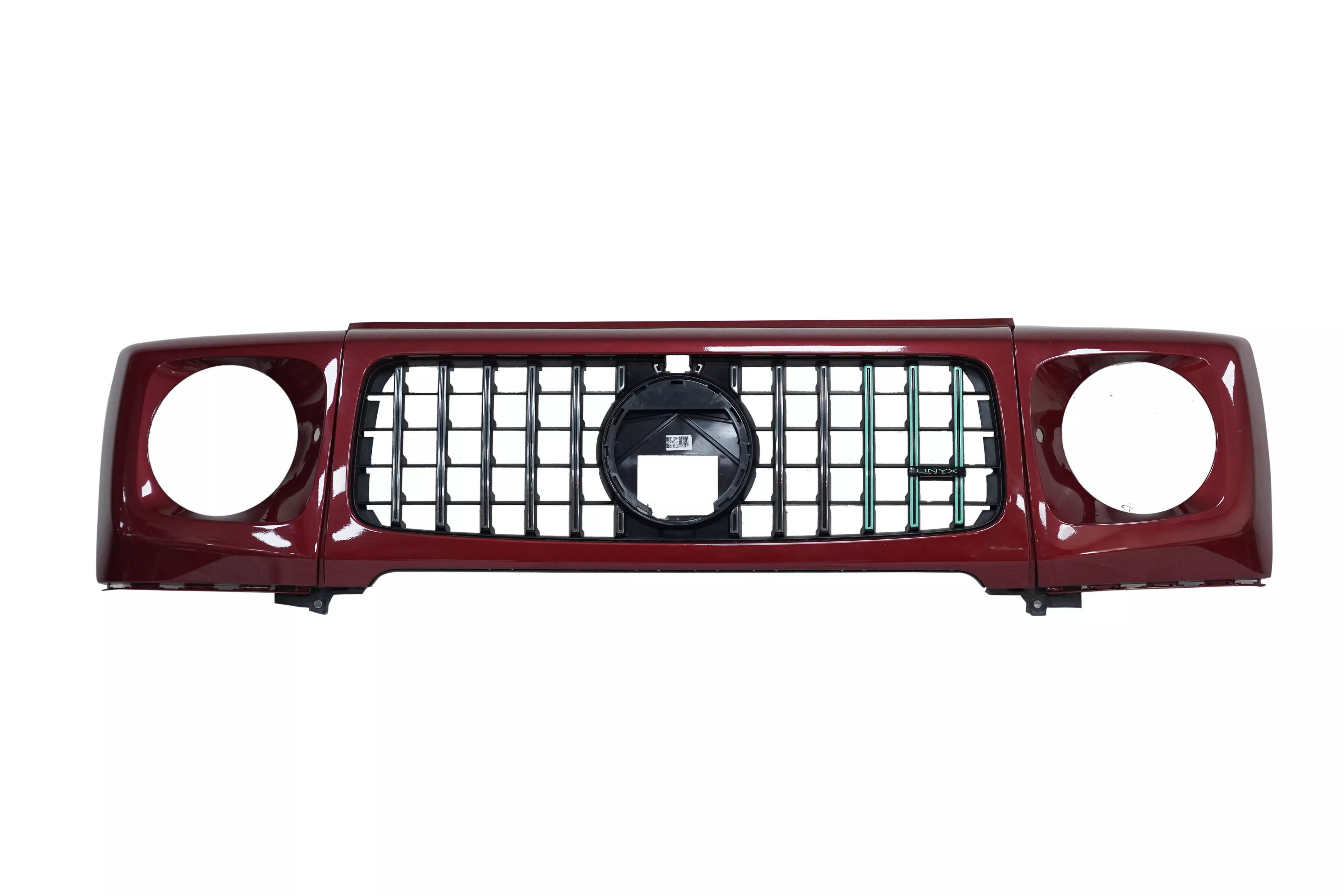 Mercedes AMG G-63 Front Grille And Headlight Covers Red OEM A4638887100