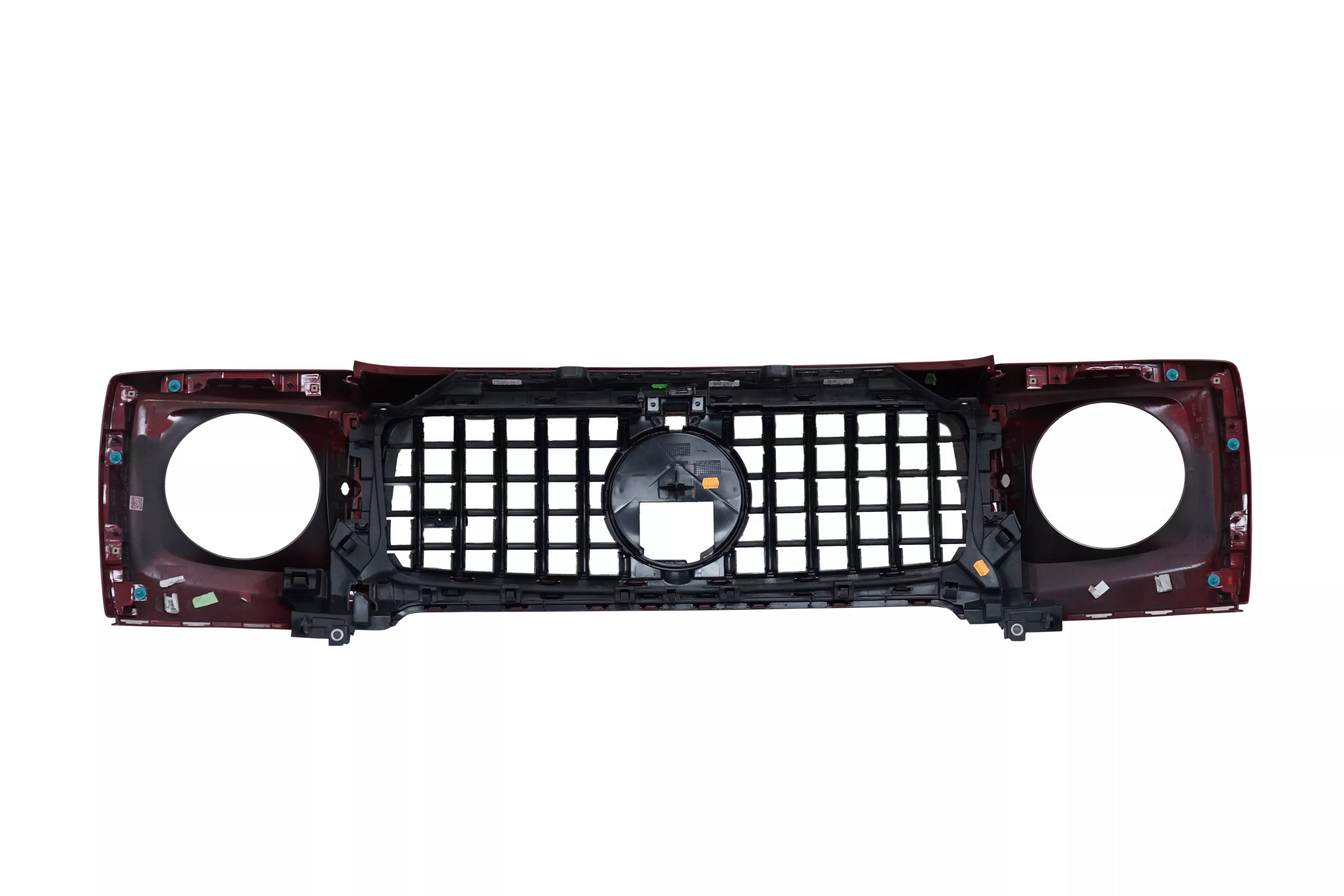 Mercedes AMG G-63 Front Grille And Headlight Covers Red OEM A4638887100