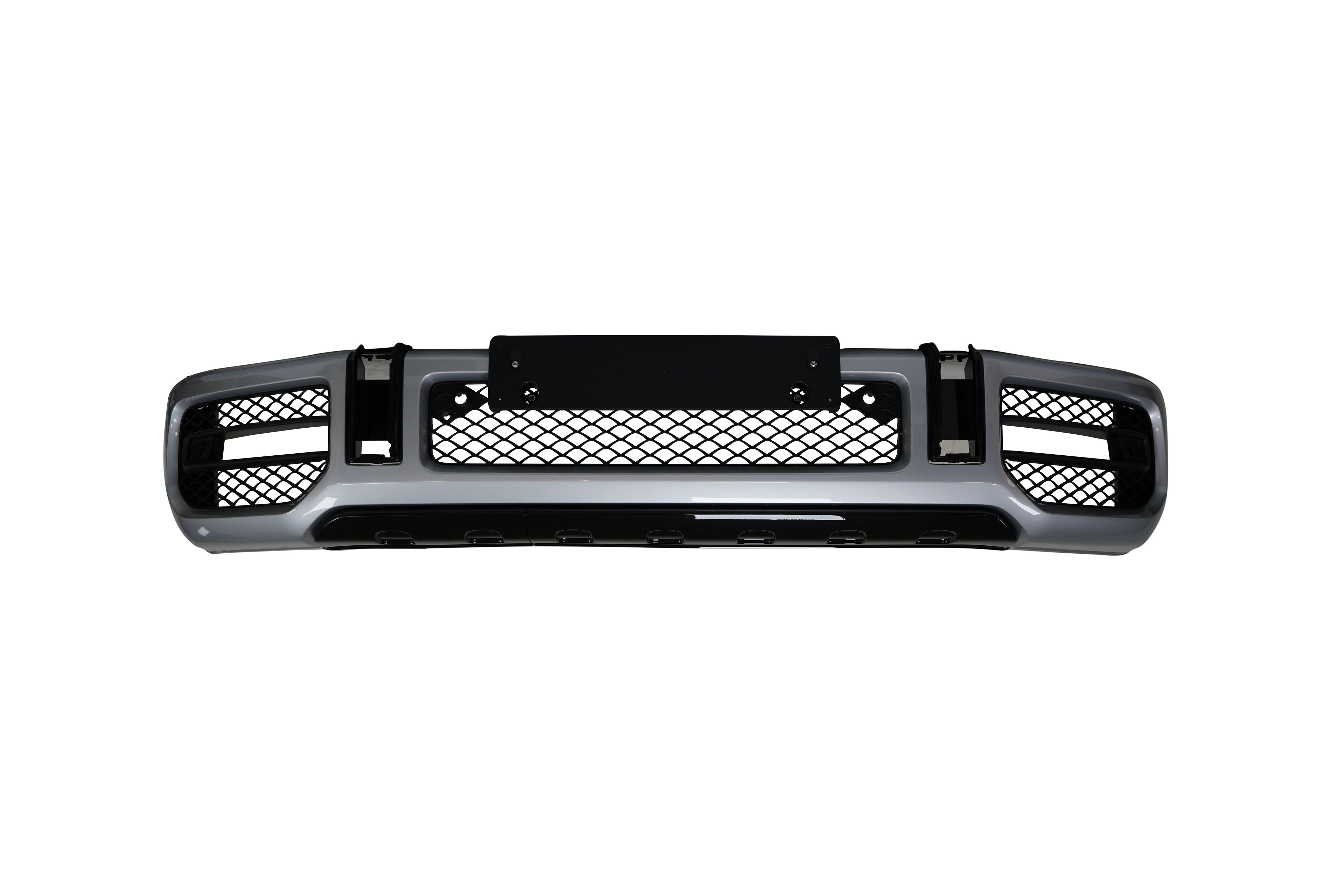 Mercedes AMG G-63 Front Lower Bumper Gloss Silver