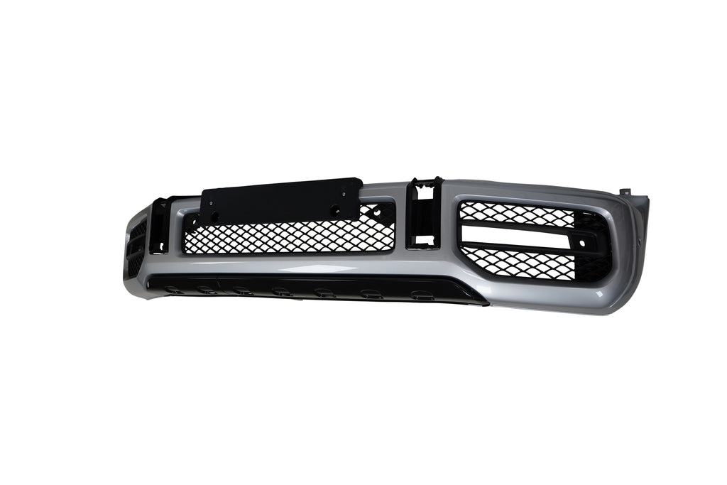 Mercedes AMG G-63 Front Lower Bumper Gloss Silver