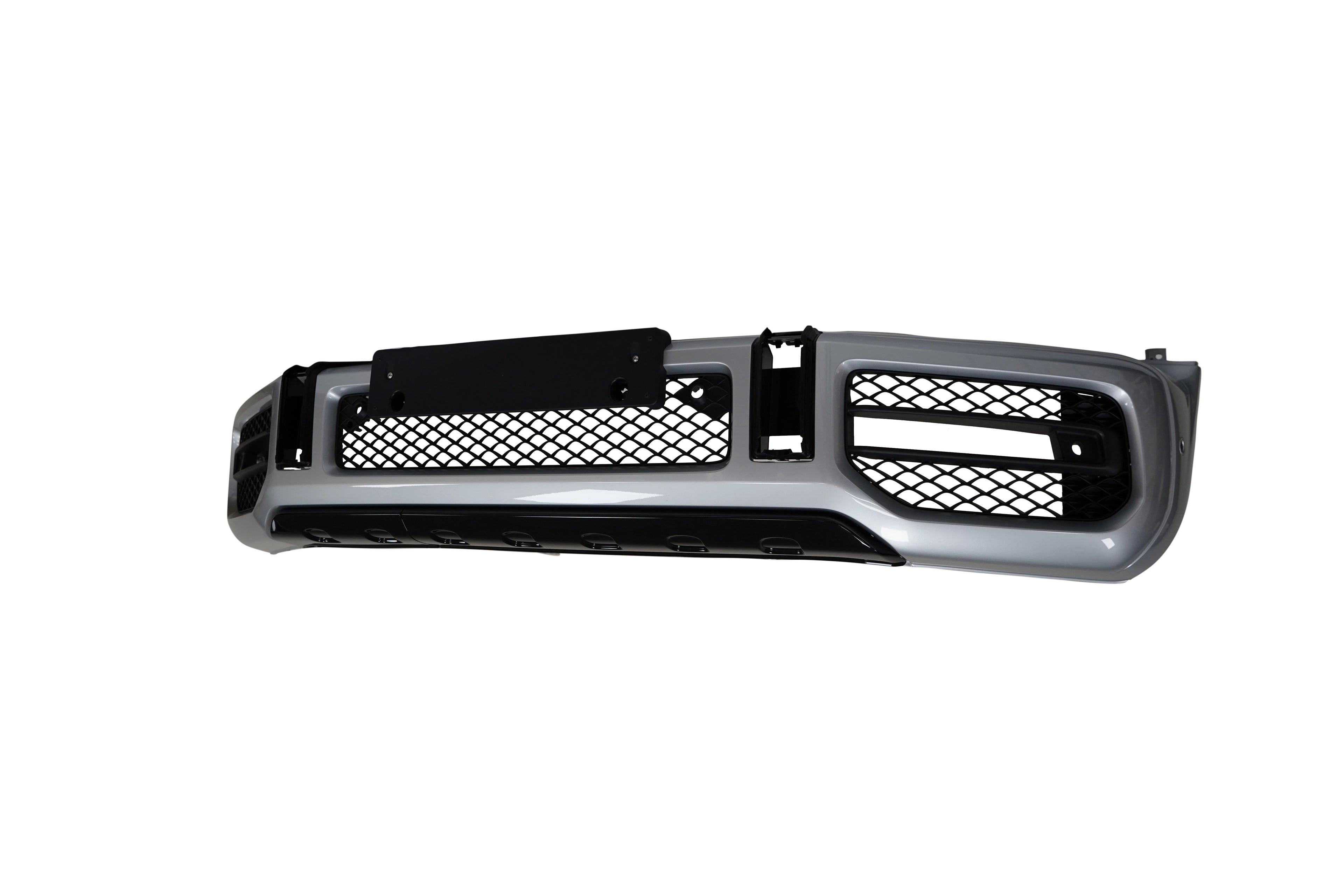 Mercedes AMG G-63 Front Lower Bumper Gloss Silver