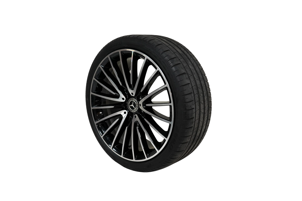 Mercedes S-Class Pirelli Wheels A2234011700 Silver Chrome Black