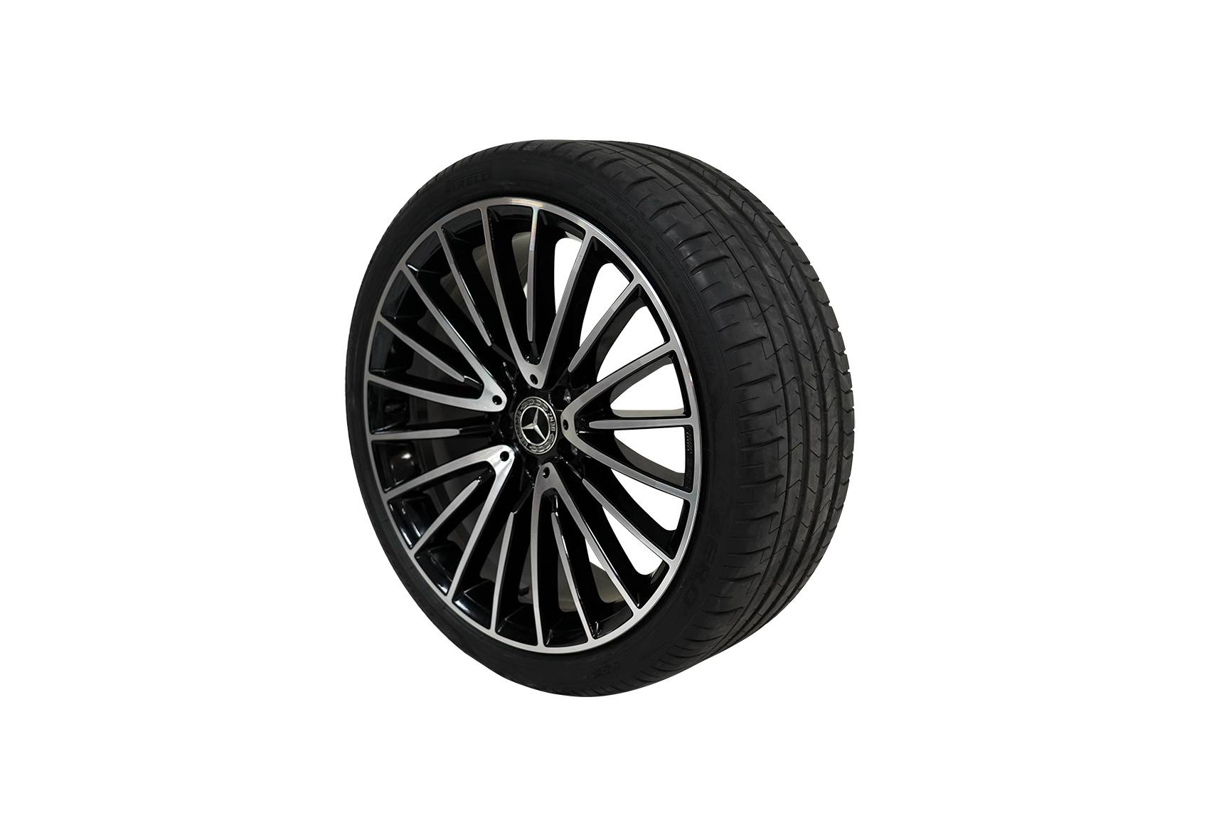 Mercedes S-Class Pirelli Wheels A2234011700 Silver Chrome Black