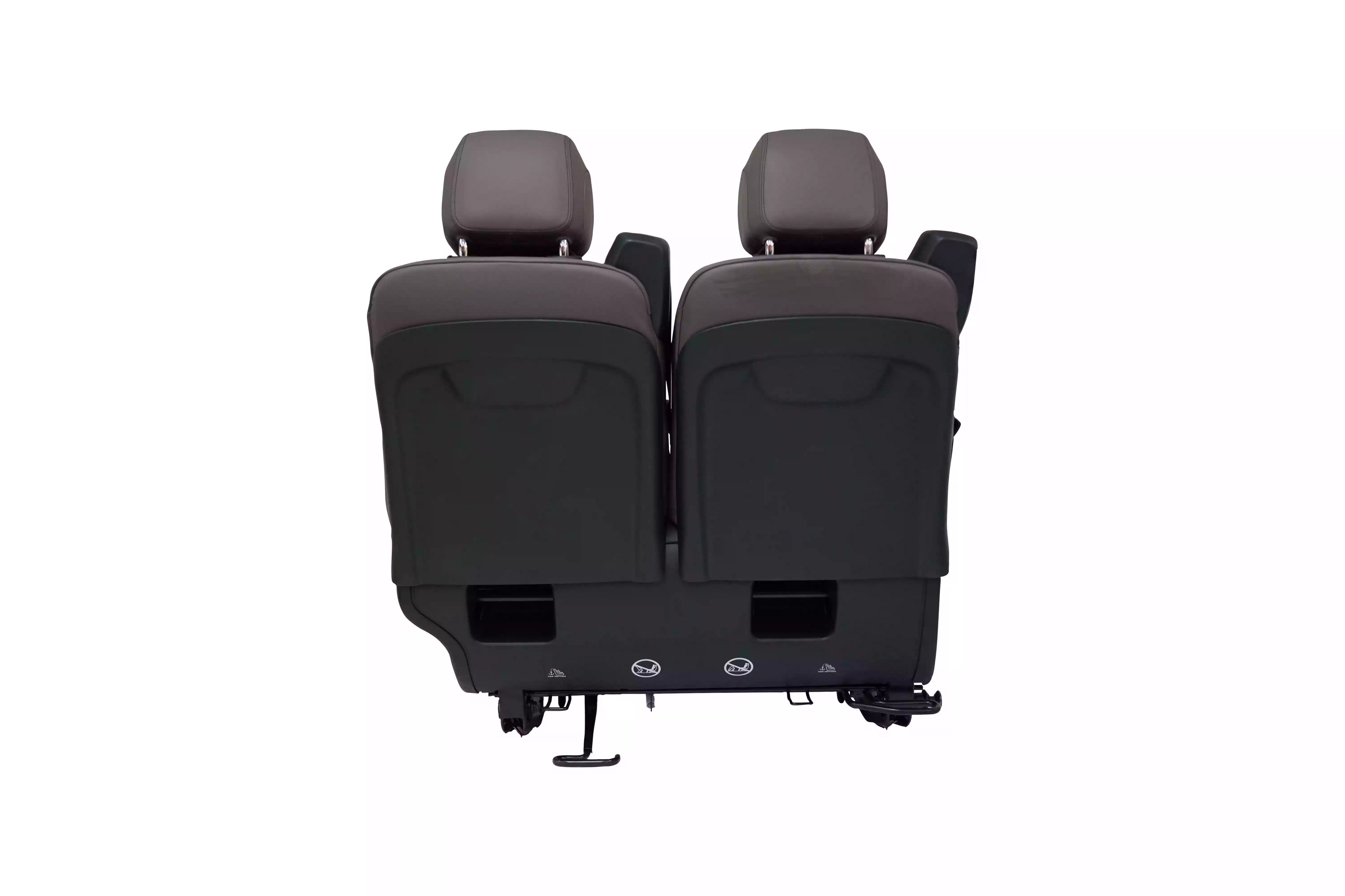Mercedes Benz V-Class 2- Passenger Comfort Bench Seat Dark Brown