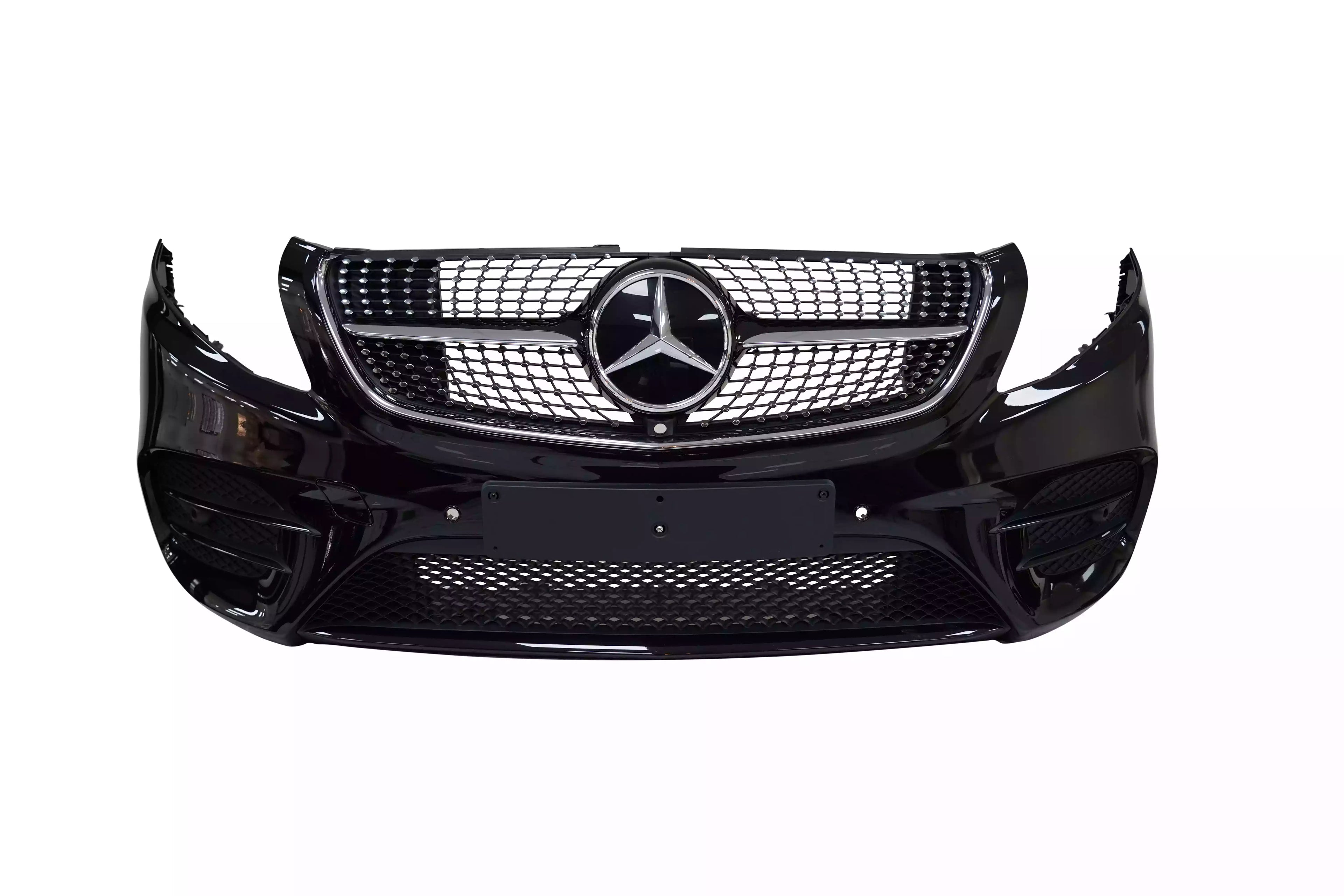 Mercedes Benz V-Class AMG Front Bumper with Diamond Grille W447 Black OEM A4478856000