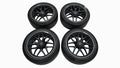 22" AMG Mercedes AMG G63 G550 AMG Wheels Rims with Tyres Black OEM A4634012000