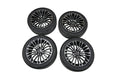 Mercedes Benz S Class 19 inch Wheels Rims with Hankook Tyres Set Black & Chrome OEM A2234013400