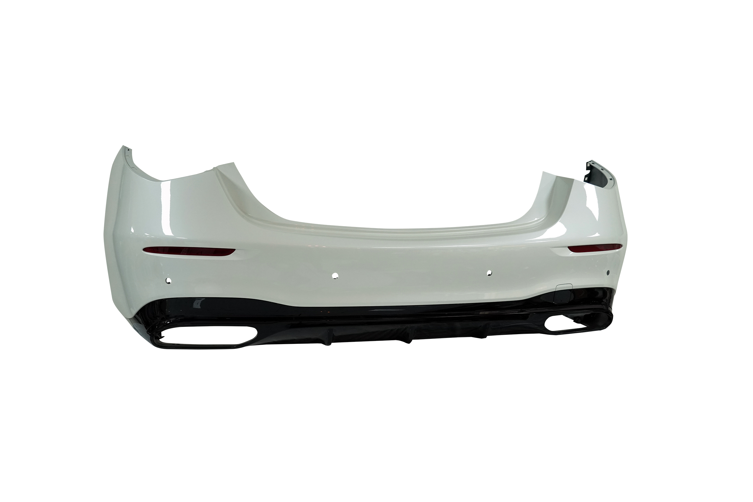 Mercedes Benz S 580 Rear Bumper White OEM A2239059203