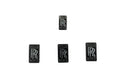 Rolls Royce Wraith & Dawn Badge Black & Silver OEM 7222598 01 - 7344276 01