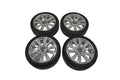 Rolls Royce Wraith & Dawn Original Tires Set with Wheels Rims and Bolts Set Black OEM 6864987 6864988