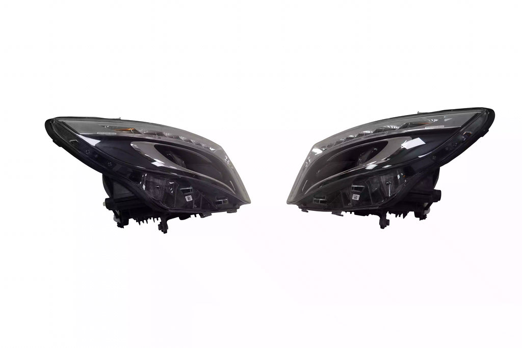 Mercedes-Benz V-Class LH & RH Front Headlights LED Dynamic W447 White & Black OEM A4479067700 A4479067800